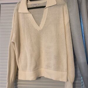 Evereve Women's Cream Sweater